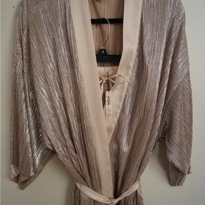 Victoria’s Secret brand new loungewear with tags still on. Shiny gold.